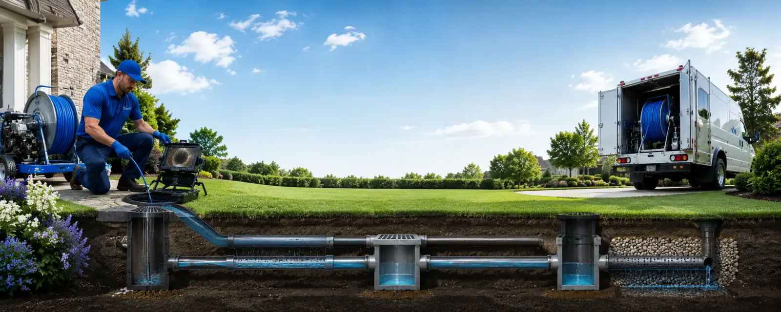 Outdoor drain cleaning information for Sloughhouse, CA